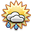 Pluie faible, ciel dégagé